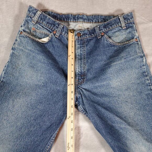 Vintage Levis 506 Denim Jeans Mens 38x32 (Fits 36x31) Faded Orange Tab 90s - Picture 13 of 15